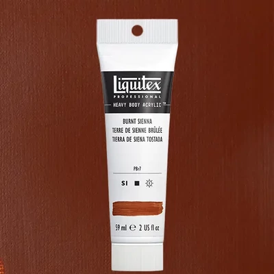 Akrylová farba Liquitex Heavy Body, 59 ml - 127, burnt sienna