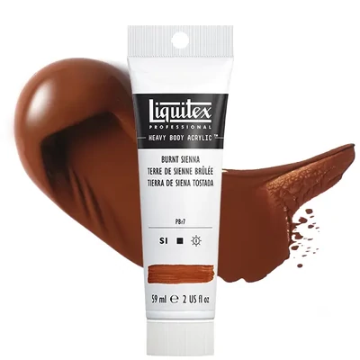 Akrylová farba Liquitex Heavy Body, 59 ml - 127, burnt sienna