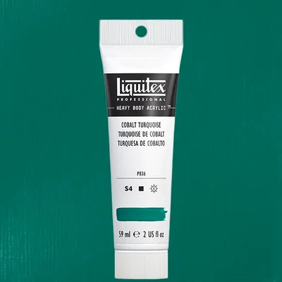 Akrylová farba Liquitex Heavy Body, 59 ml - 169, cobalt turquoise
