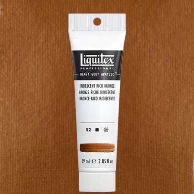 Akrylová farba Liquitex Heavy Body, 59 ml - 229, iridescent rich bronze