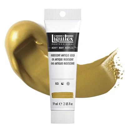 Akrylová farba Liquitex Heavy Body, 59 ml - 237, iridescent antique gold