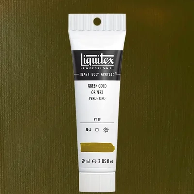 Akrylová farba Liquitex Heavy Body, 59 ml - 325, green gold