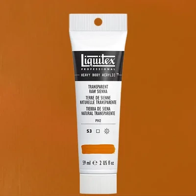 Akrylová farba Liquitex Heavy Body, 59 ml - 332, transparent raw sienna