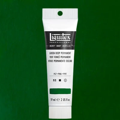 Akrylová farba Liquitex Heavy Body, 59 ml - 350, green deep permanent