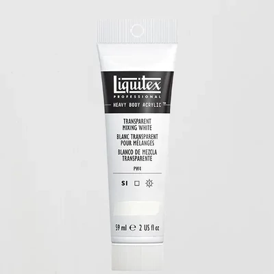 Akrylová farba Liquitex Heavy Body, 59 ml - 430, transparent mixing white