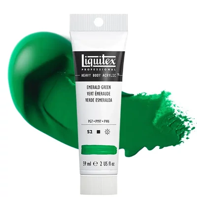 Akrylová farba Liquitex Heavy Body, 59 ml - 450, emerald green