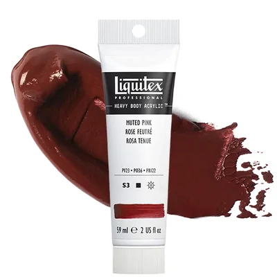 Akrylová farba Liquitex Heavy Body, 59 ml - 504, muted pink