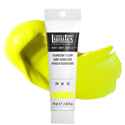 Akrylová farba Liquitex Heavy Body, 59 ml - 981, fluorescent yellow