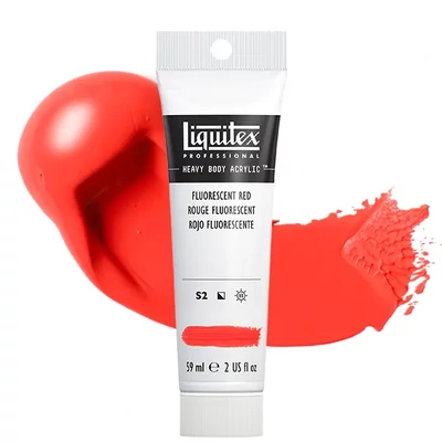 Akrylová farba Liquitex Heavy Body, 59 ml - 983, fluorescent red