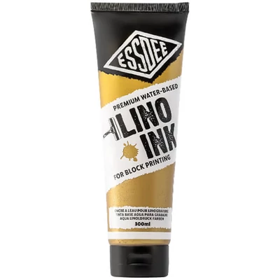 Linorytová farba Essdee Lino Ink, 300 ml, na vodnej báze - 15 metallic gold