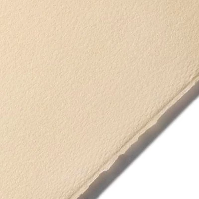 Tlačová lepenka Magnani Pescia, 100% bavlna, 300 g, 56x76 cm - crema