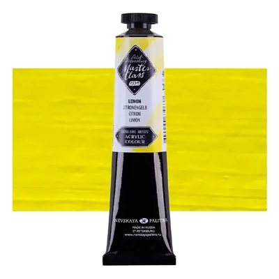 Akrylová farba Saint-Petersburg Master Class, 46 ml - 214, lemon