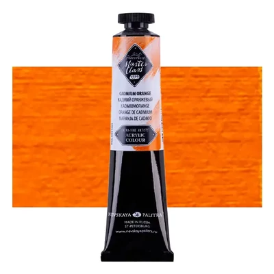 Akrylová farba Saint-Petersburg Master Class, 46 ml - 304, cadmium orange