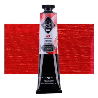 Akrylová farba Saint-Petersburg Master Class, 46 ml - 350, permanent red