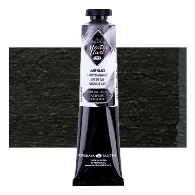 Akrylová farba Saint-Petersburg Master Class, 46 ml - 801, lamp black