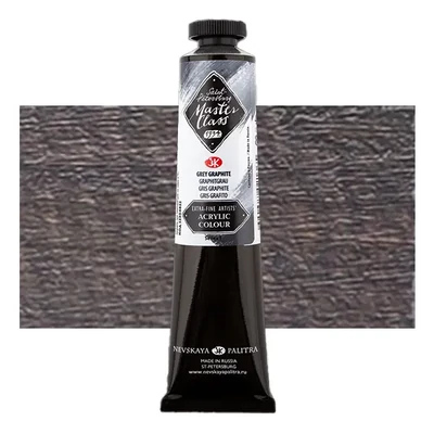 Akrylová farba Saint-Petersburg Master Class, 46 ml - 822, gray graphite