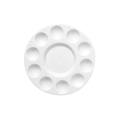 Plastová maliarska paleta - 17 cm, okrúhla