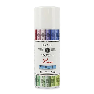 Fixačný sprej na suché pastely a pastelky Sennelier Latour, 400 ml