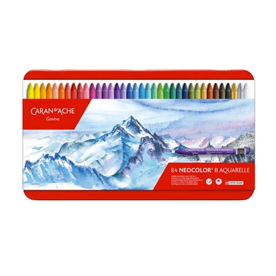 Sada akvarelových kried Caran d'Ache Classic Neocolor II - 84 ks