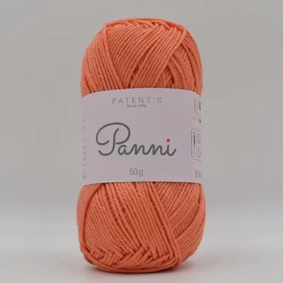 Bavlnená priadza Panni, 50 g - 054, lososová (Catania 410)