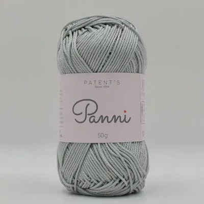 Bavlnená priadza Panni, 50 g - 095, striebornosivá (Catania 172)