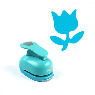 Ozdobný dierkovač, 3,8 cm - tulipán