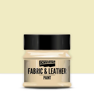 Farba na textil a kožu Pentart, 50 ml - vaječná škrupina (vintage)
