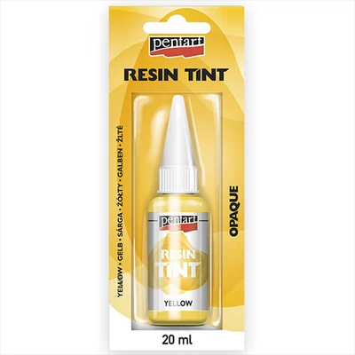 Atramentové farbivo do živice Pentart, 20 ml - žlté