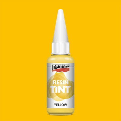 Atramentové farbivo do živice Pentart, 20 ml - žlté