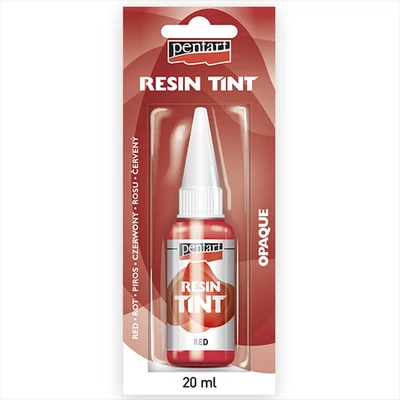 Atramentové farbivo do živice Pentart, 20 ml - červené