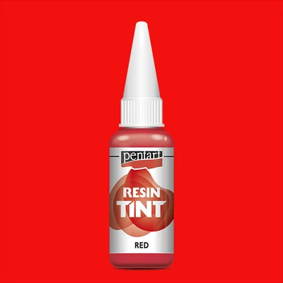 Atramentové farbivo do živice Pentart, 20 ml - červené