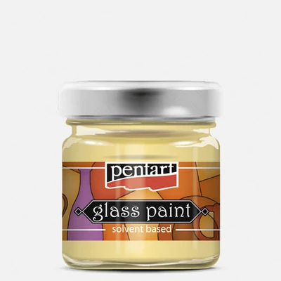 Farba na sklo s rozpúšťadlom Pentart, 30 ml - 771 transparentná