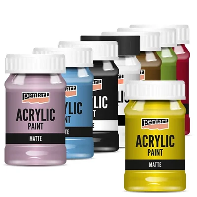 Matná akrylová farba Pentart, 100 ml - v rôznych farbách