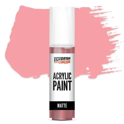Matná akrylová farba Pentart, 20 ml - punčová