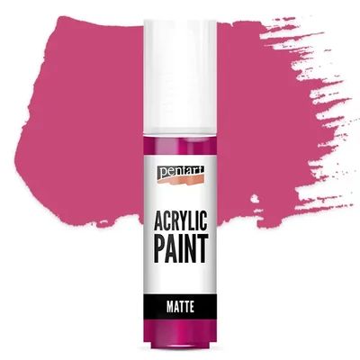 Matná akrylová farba Pentart, 20 ml - magenta
