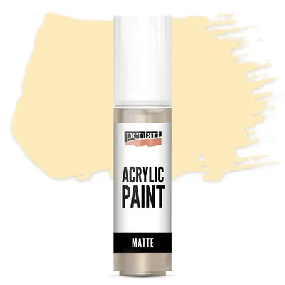 Matná akrylová farba Pentart, 20 ml - béžová