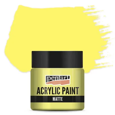 Matná akrylová farba Pentart, 50 ml - vanilka