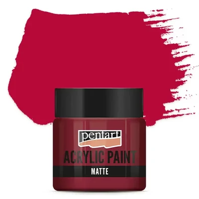Matná akrylová farba Pentart, 50 ml - červené víno