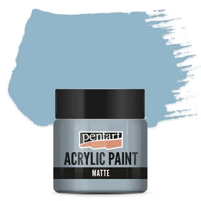 Matná akrylová farba Pentart, 50 ml - vidiecka modrá