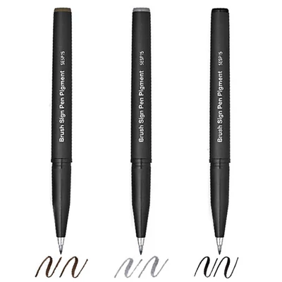 Pigmentovaný štetcový popisovač Pentel Brush Sign Pen, SESP15 - v rôznych farbách