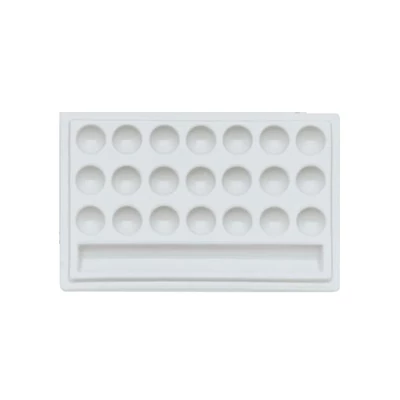 Paleta na maľovanie porcelánu - 11,5x18 cm, štvorcová