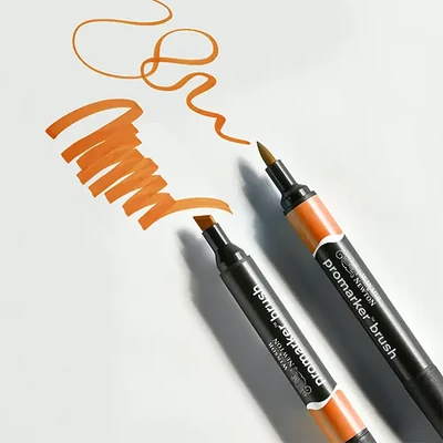 Obojstranný alkoholový popisovač Promarker Brush - v rôznych farbách