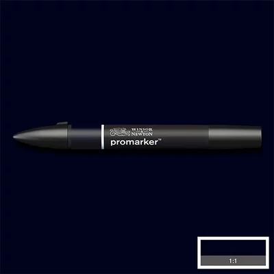 Obojstranný alkoholový popisovač ProMarker - XBB, blue black
