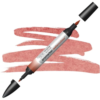 Obojstranný akvarelový popisovač Promarker Watercolor - 061, burnt red