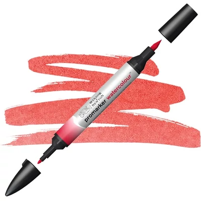 Obojstranný akvarelový popisovač Promarker Watercolor - 098, cadmium red deep hue