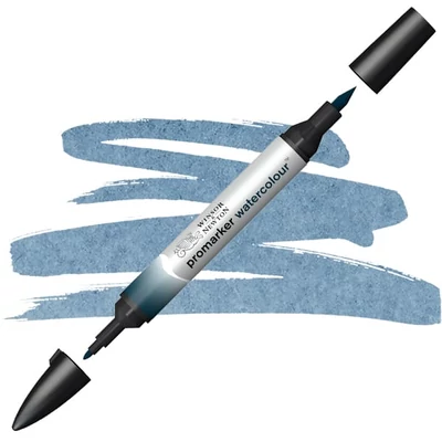 Obojstranný akvarelový popisovač Promarker Watercolor - 322, indigo
