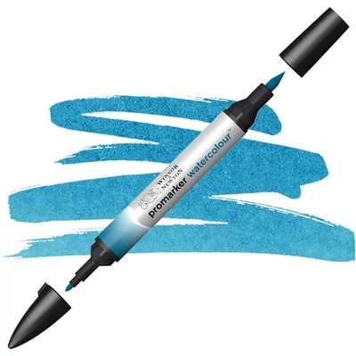 Obojstranný akvarelový popisovač Promarker Watercolor - 654, turquoise