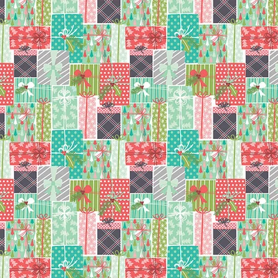 Patchworková tkanina - Free Spirit - Fa la la by Maude Asbury 014XMULTI