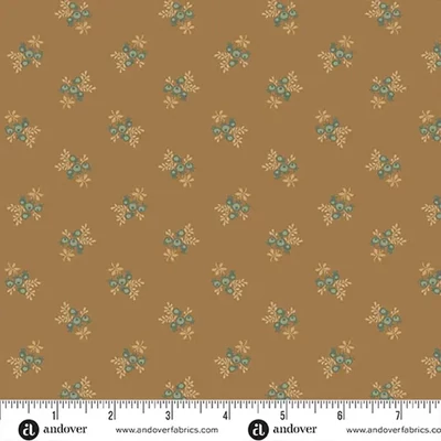 Patchworková tkanina - Andover - Always and Forever by Renee Nanneman 1665N1 rosehips spice