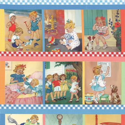 Patchworková tkanina - Moda - Story Time by American Jane 21790-11, Panel, 60cm
